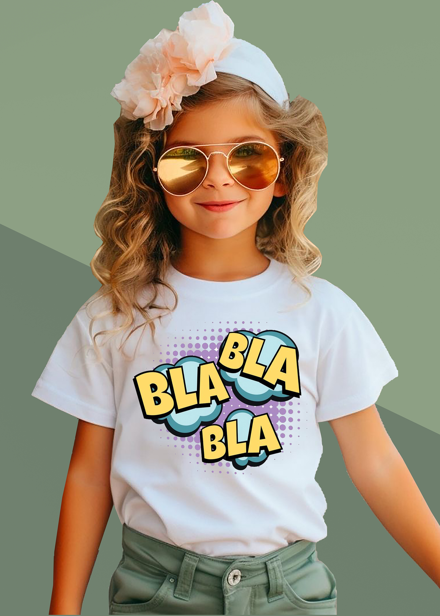 VLAM Bla Bla Funny Girls Tshirt