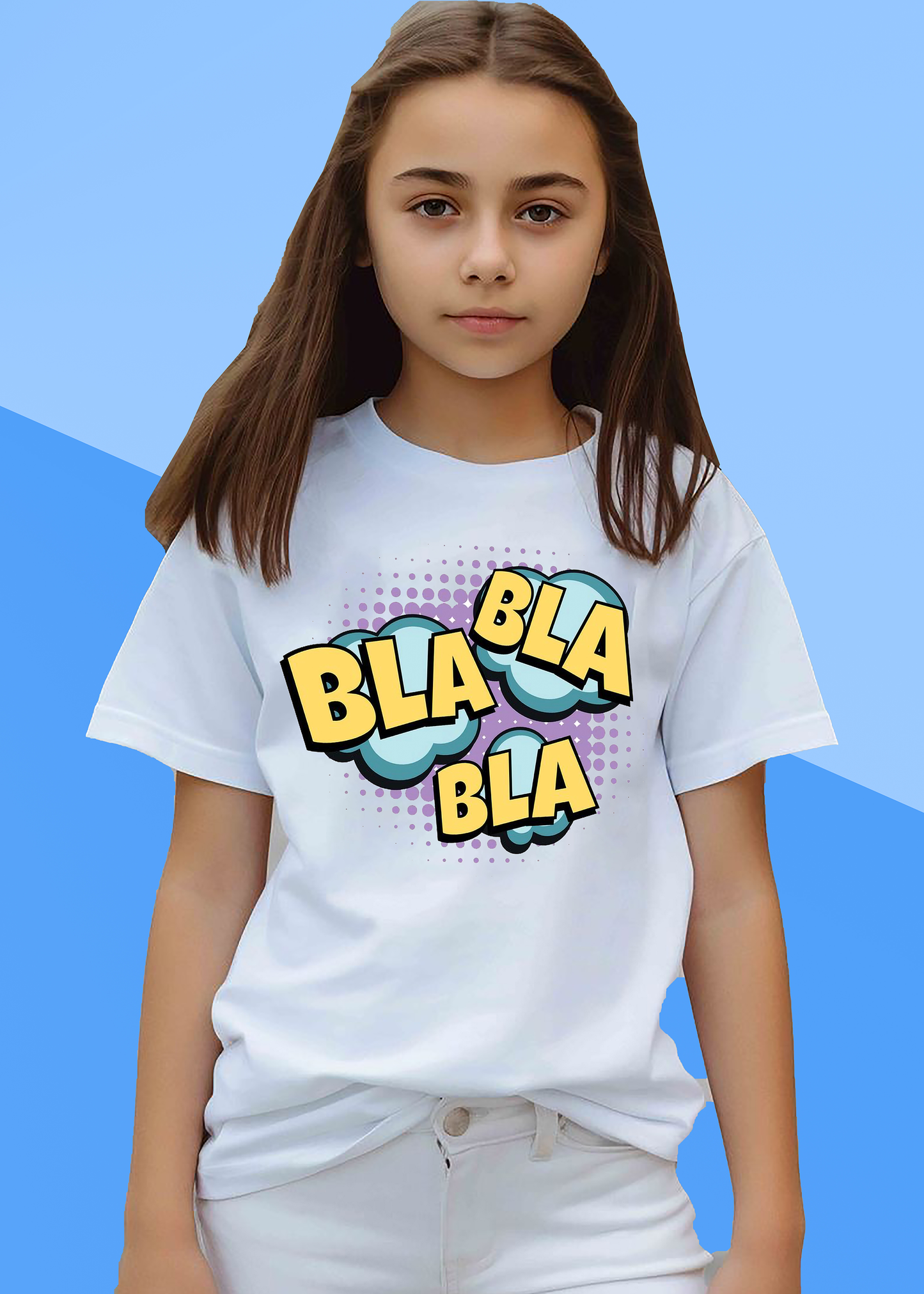 VLAM Bla Bla Funny Girls Tshirt