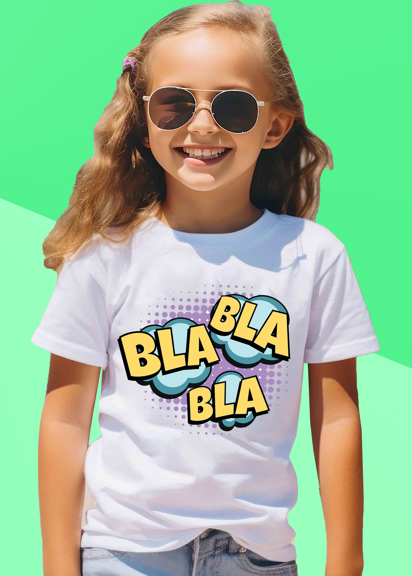 VLAM Bla Bla Funny Girls Tshirt
