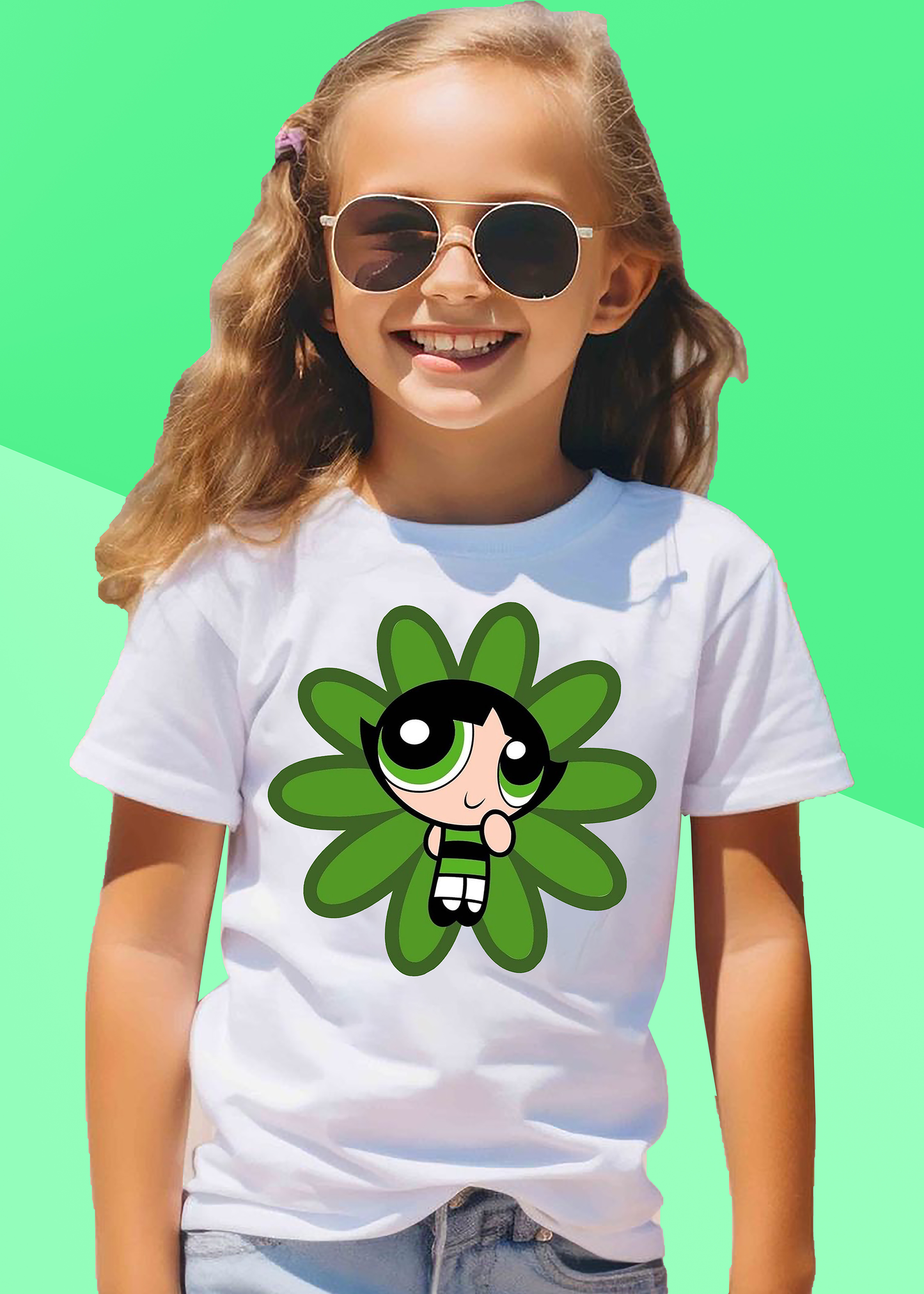 VLAM Flower Buttercup Powerpuff Girls Tshirt