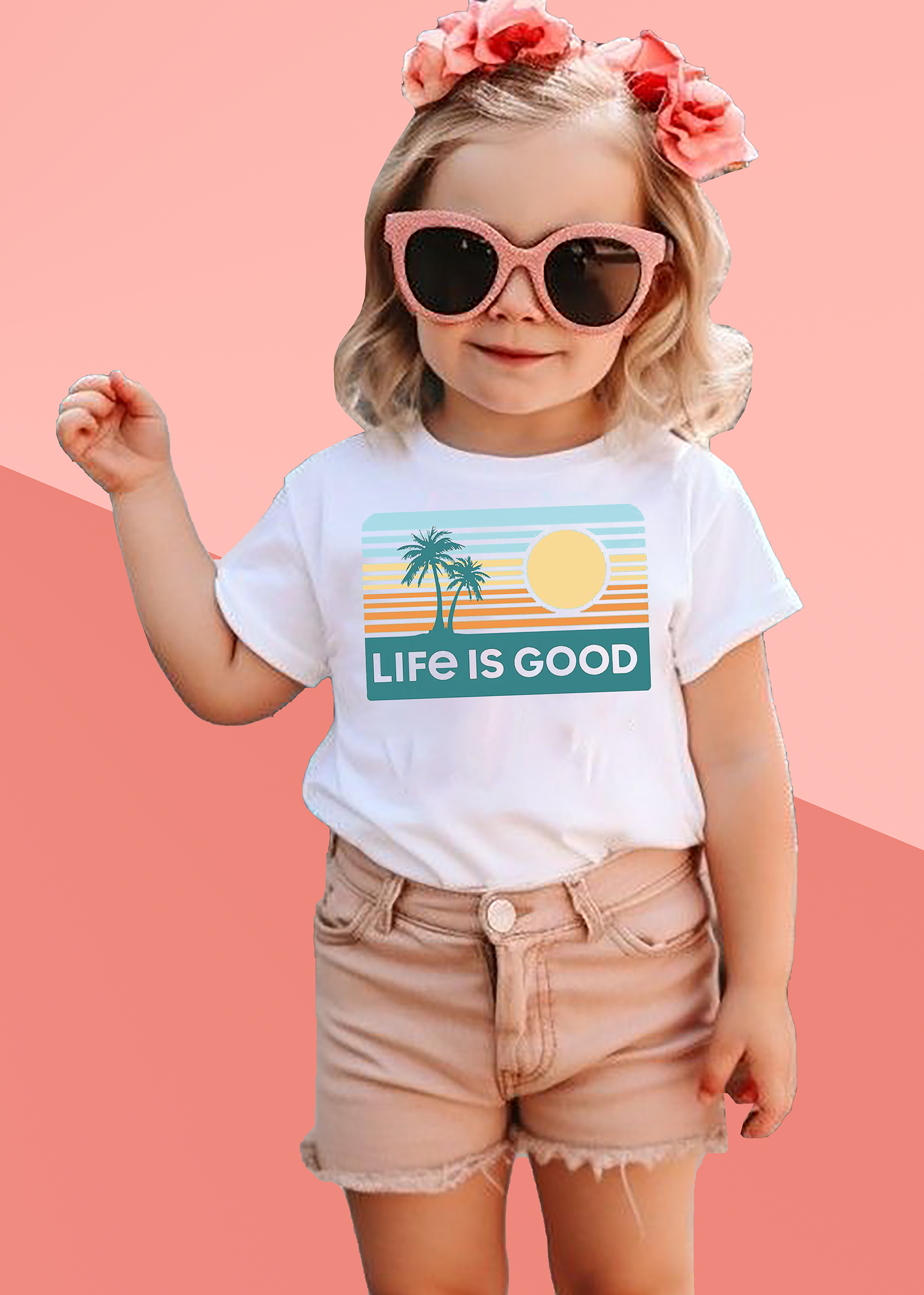 VLAM Life Is Good Girls Tshirt
