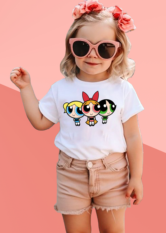 VLAM Powerpuff Girls Cartoon Tshirt