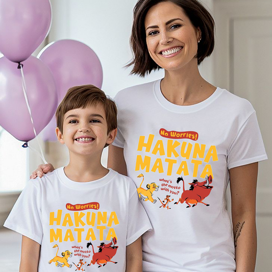 VLAM The Lion King Mom and Son Tshirt
