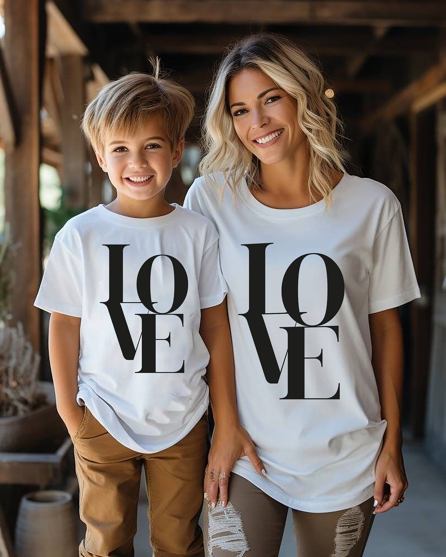 VLAM Mom and Son Love T-shirt
