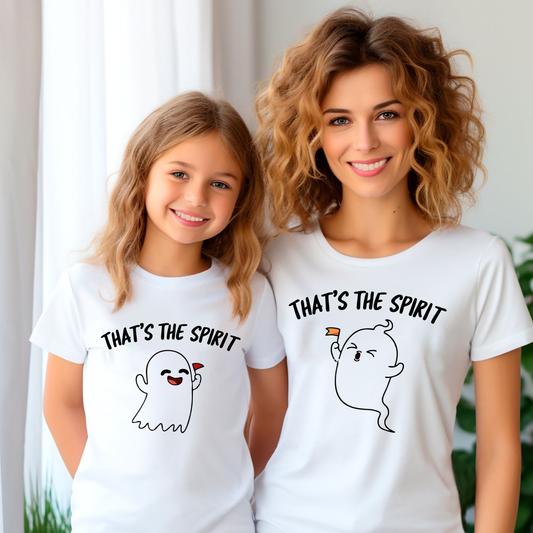 VLAM Thats The Spirit Mom and Daughter Tshirt