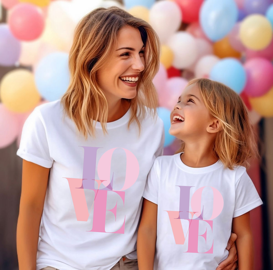 VLAM Mom Daughter Love Tshirt