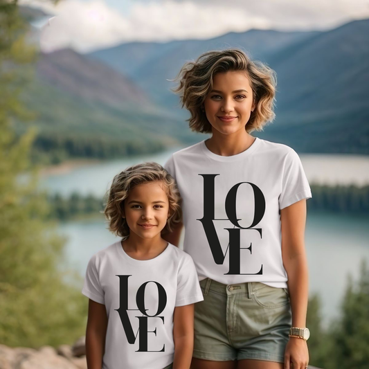 VLAM Mom Daughter Love Tshirt