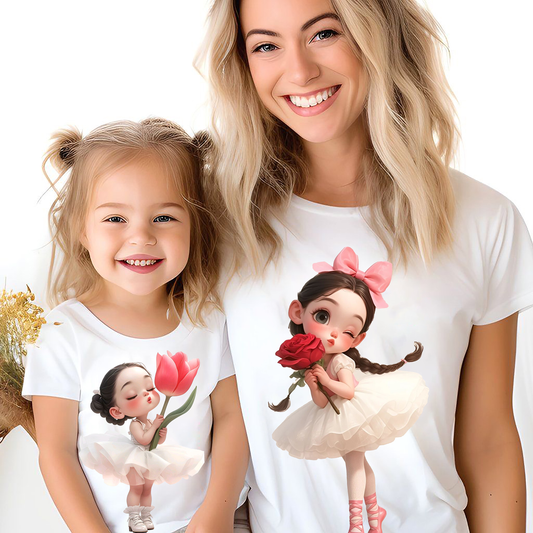 VLAM Lovely Mom and Daughter Tshirt
