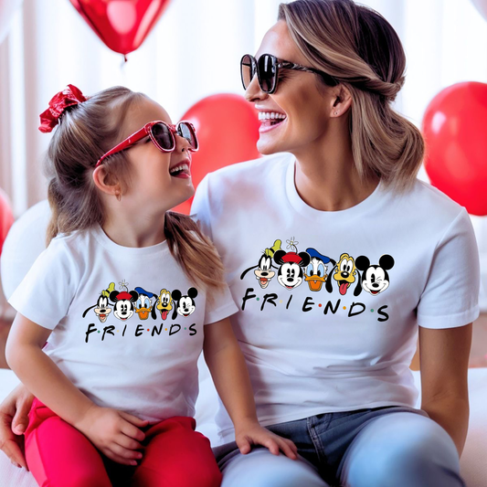 VLAM Mom and Daughter Friends Tshirt