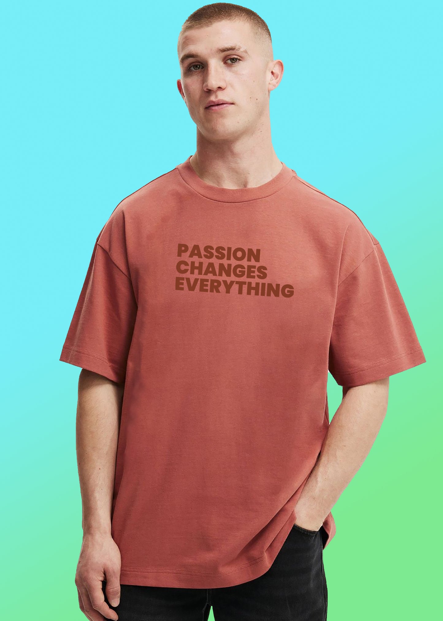 VLAM Passion Changes Everything Mens Tshirt