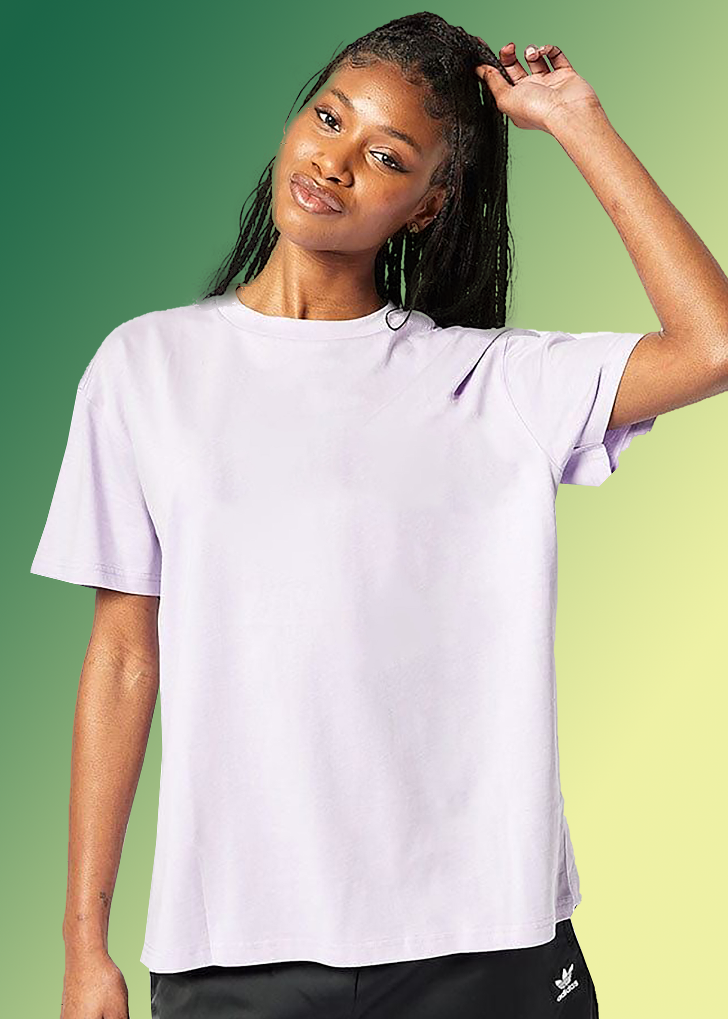 VLAM Oversized Fit Onion Pink Solid Tshirt