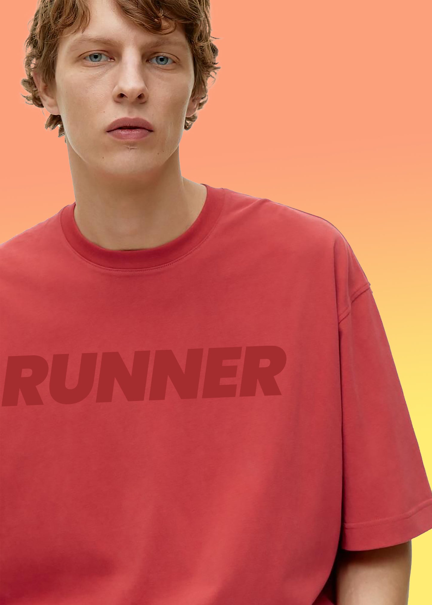 VLAM Mens Runner Print Tshirt