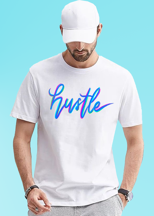 VLAM Hustle Print Graphic Mens Tshirt
