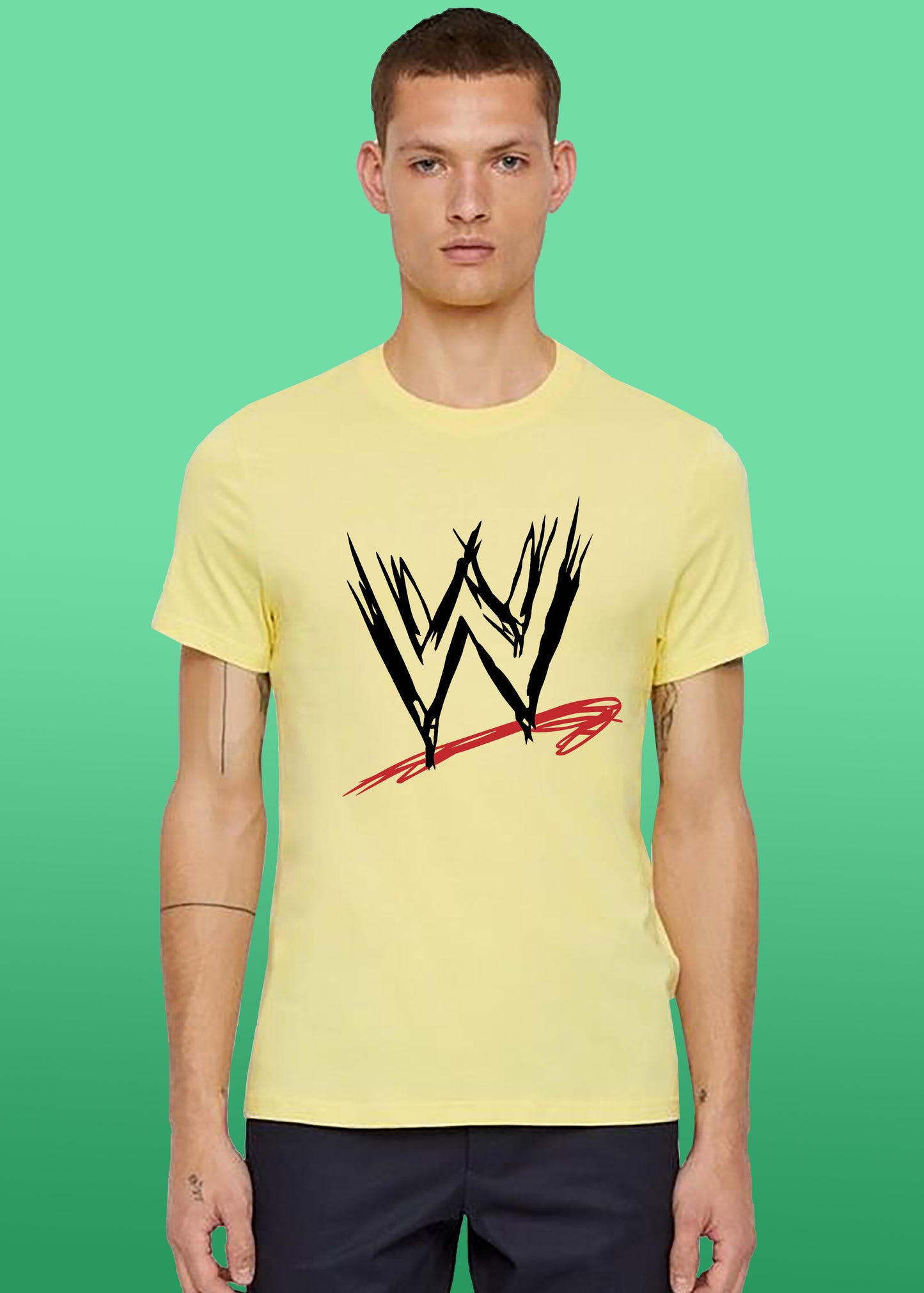 VLAM Mens WWE Boxing T-shirt