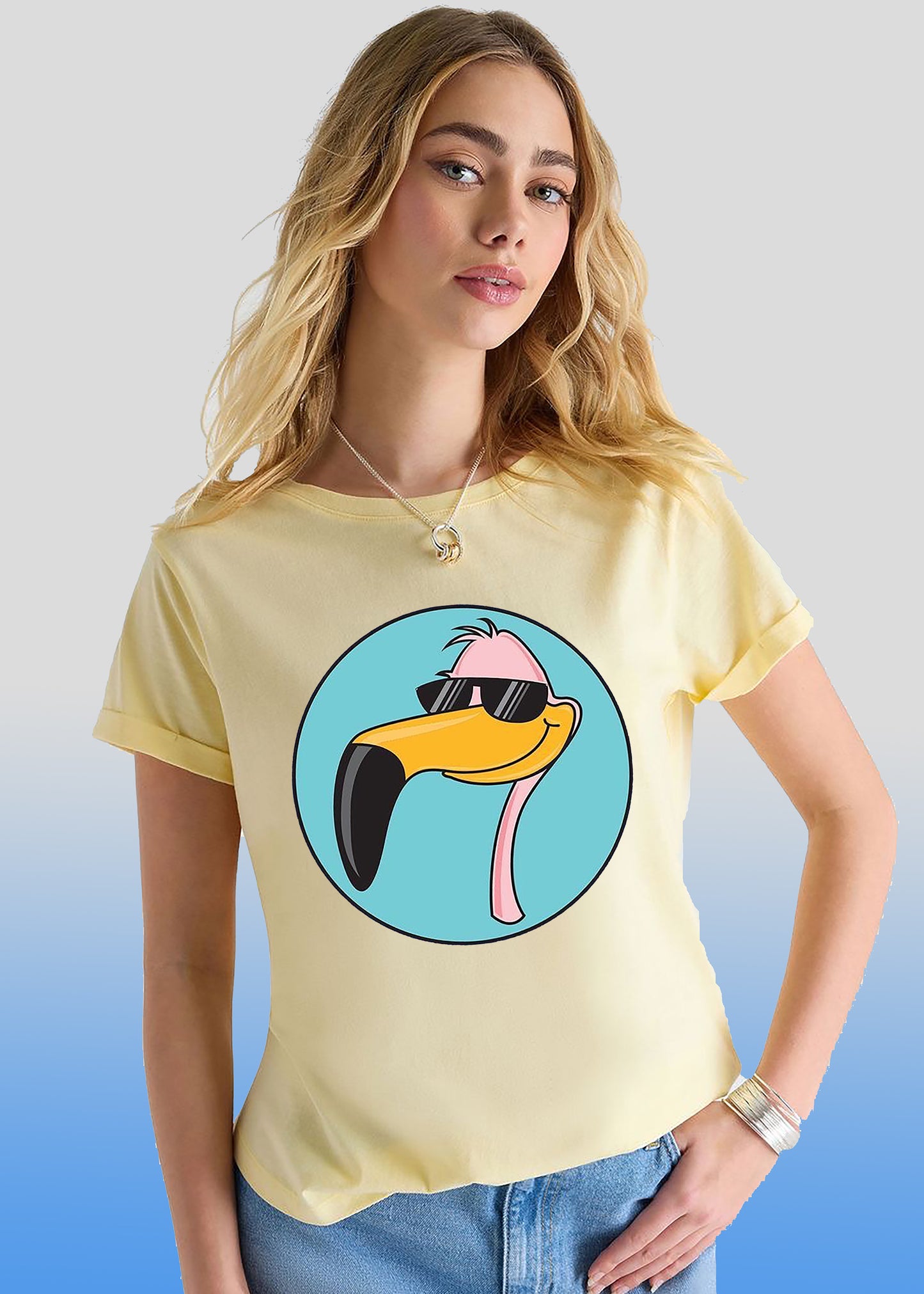 VLAM Funny Flamingo Womens Tshirt