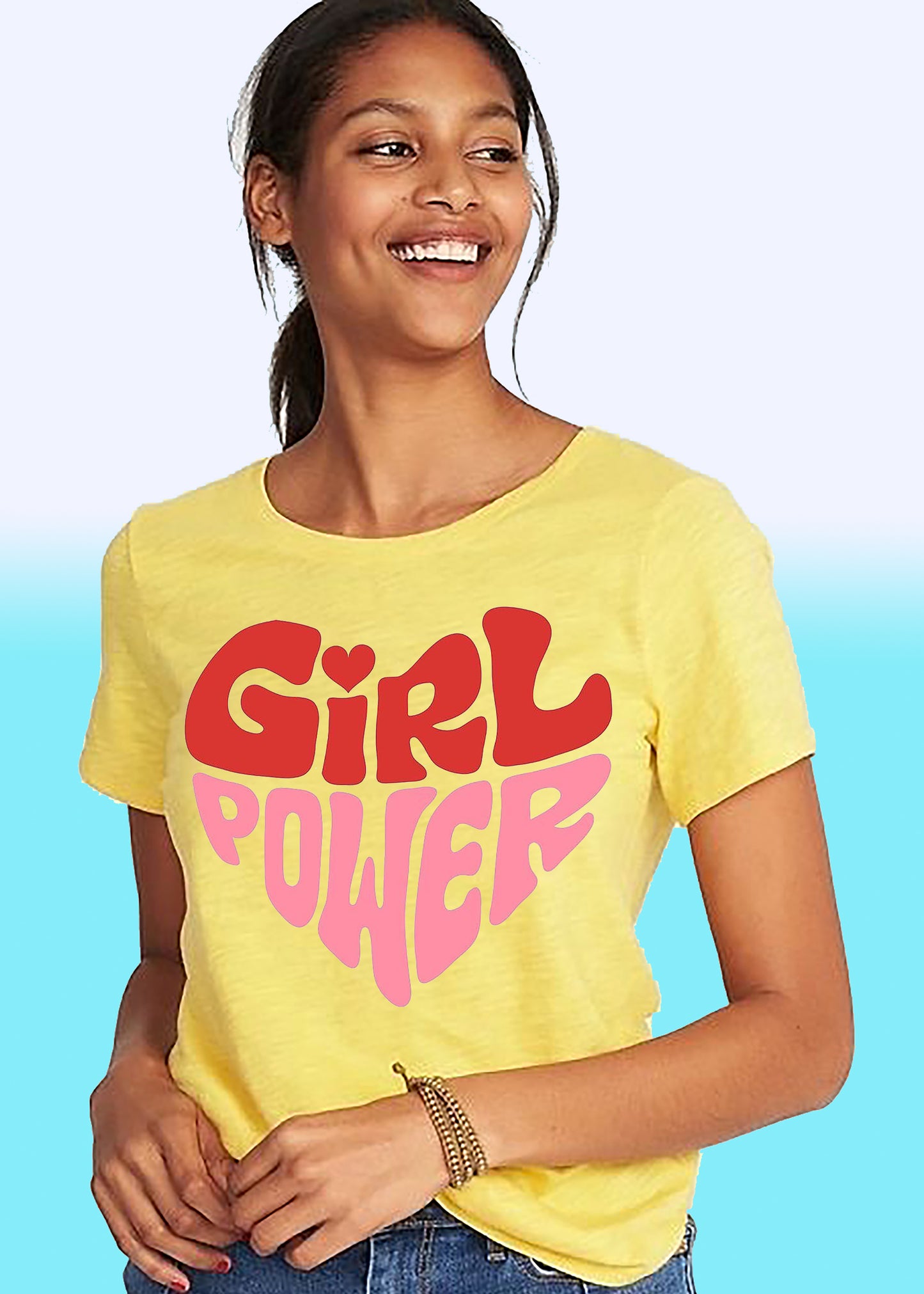 VLAM Women Power Graphic Tshirt