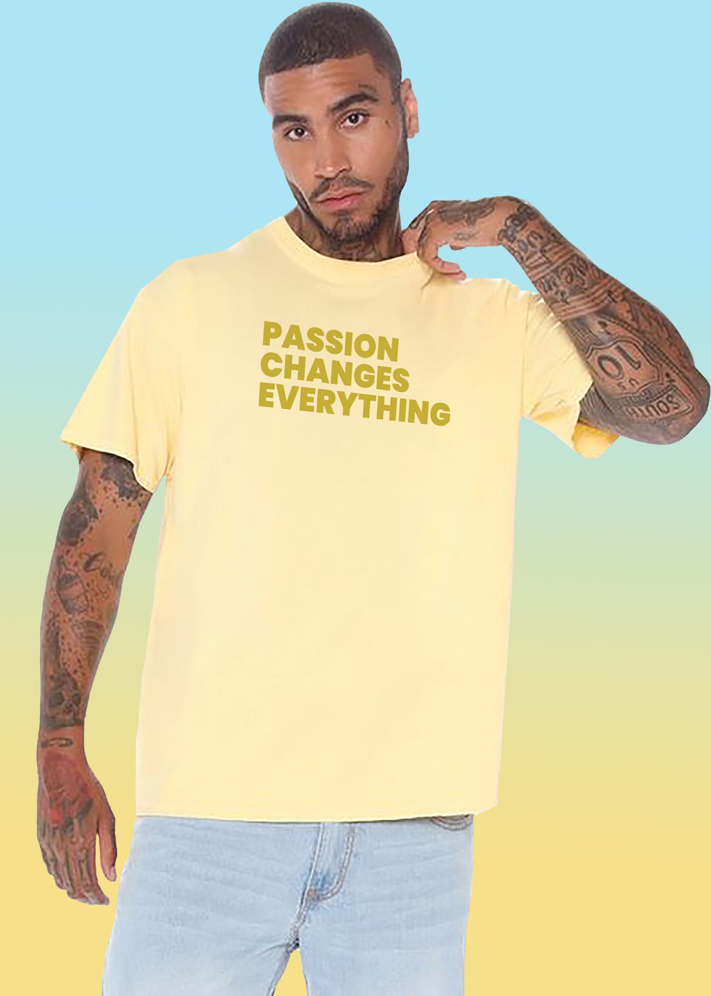 VLAM Passion Changes Everything Mens Tshirt