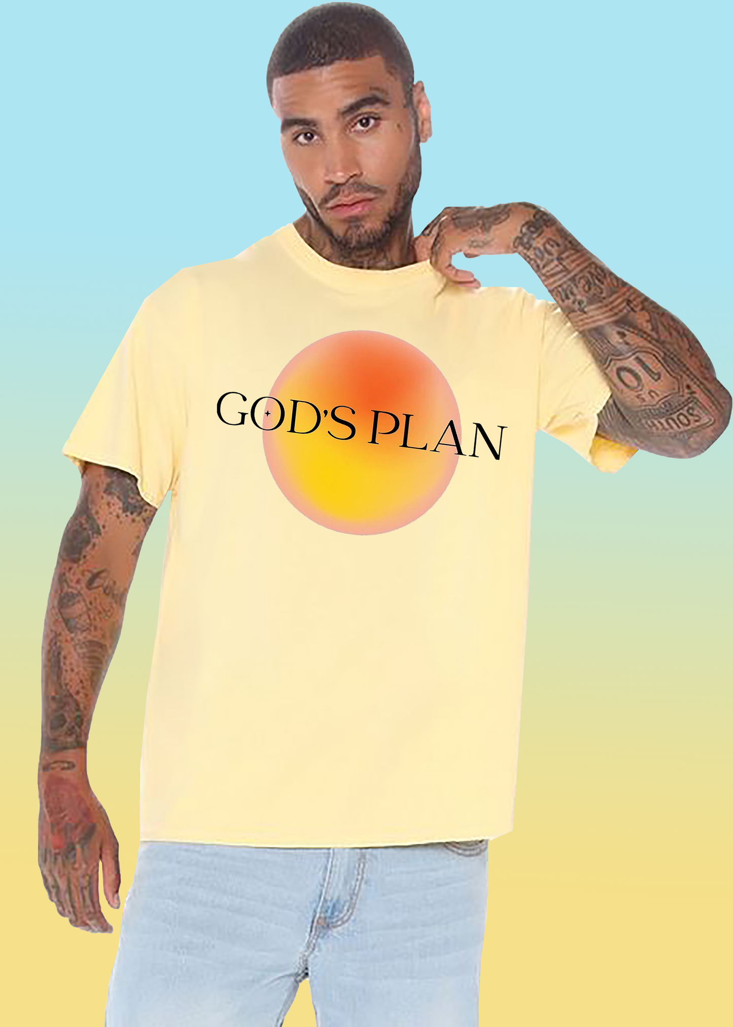 VLAM Gods Plan Men Graphic Tshirt