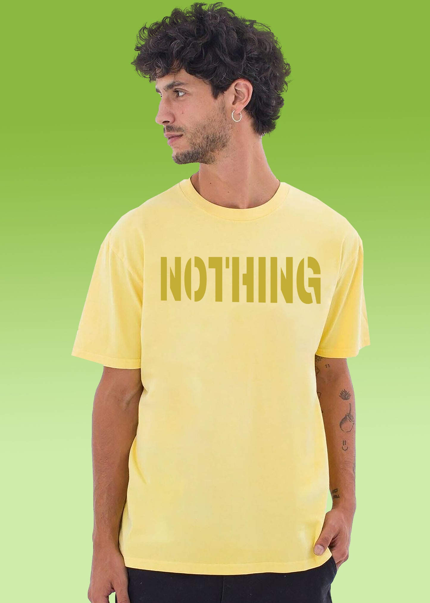 VLAM Nothing Print Mens Tshirt
