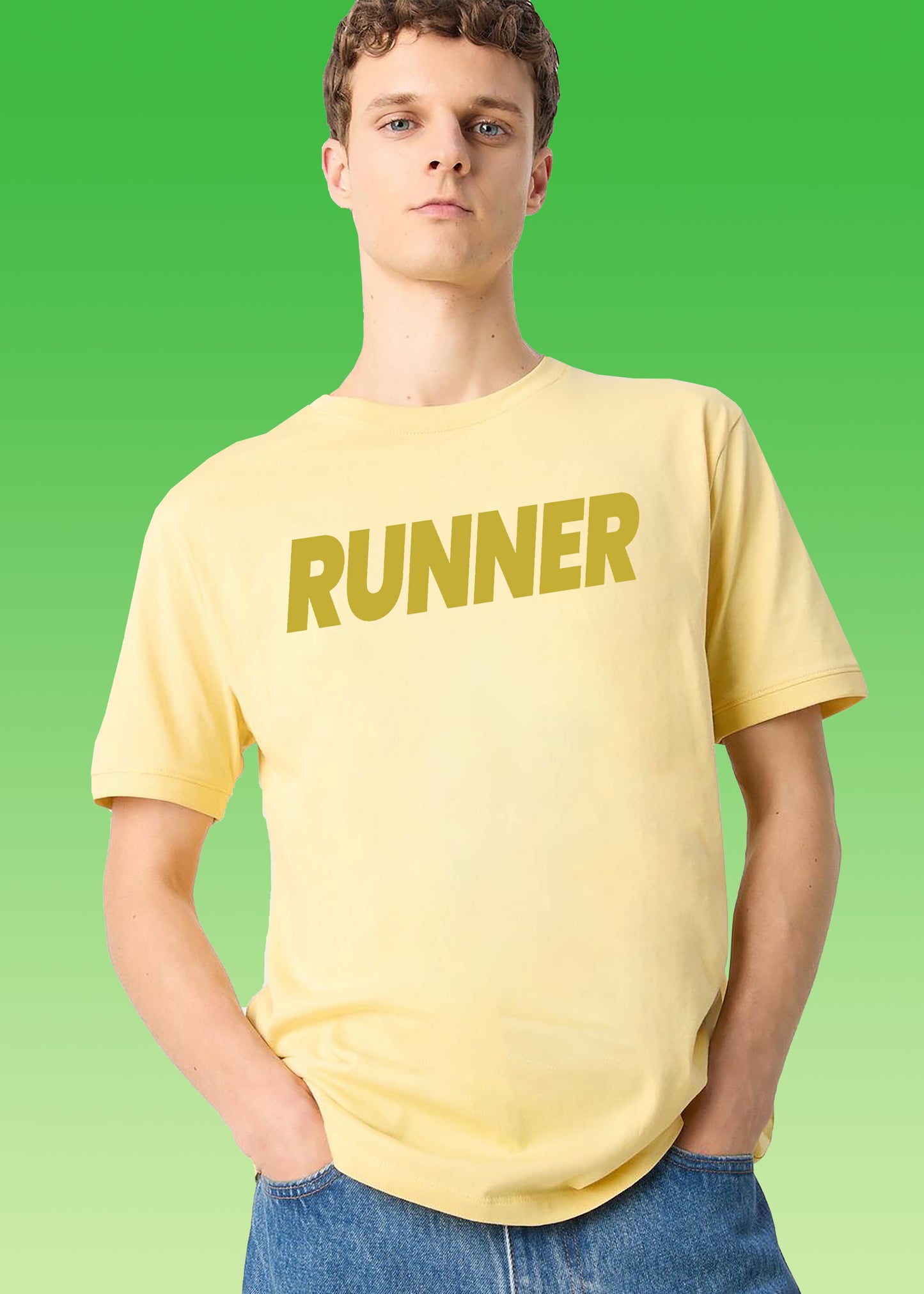 VLAM Mens Runner Print Tshirt