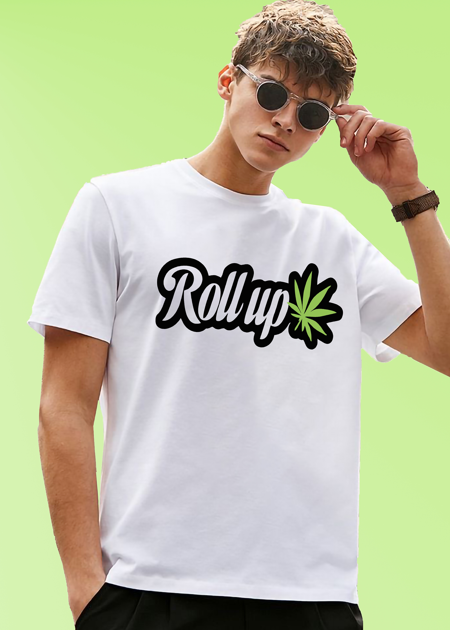 VLAM Roll Up Dope Stoner Tshirt