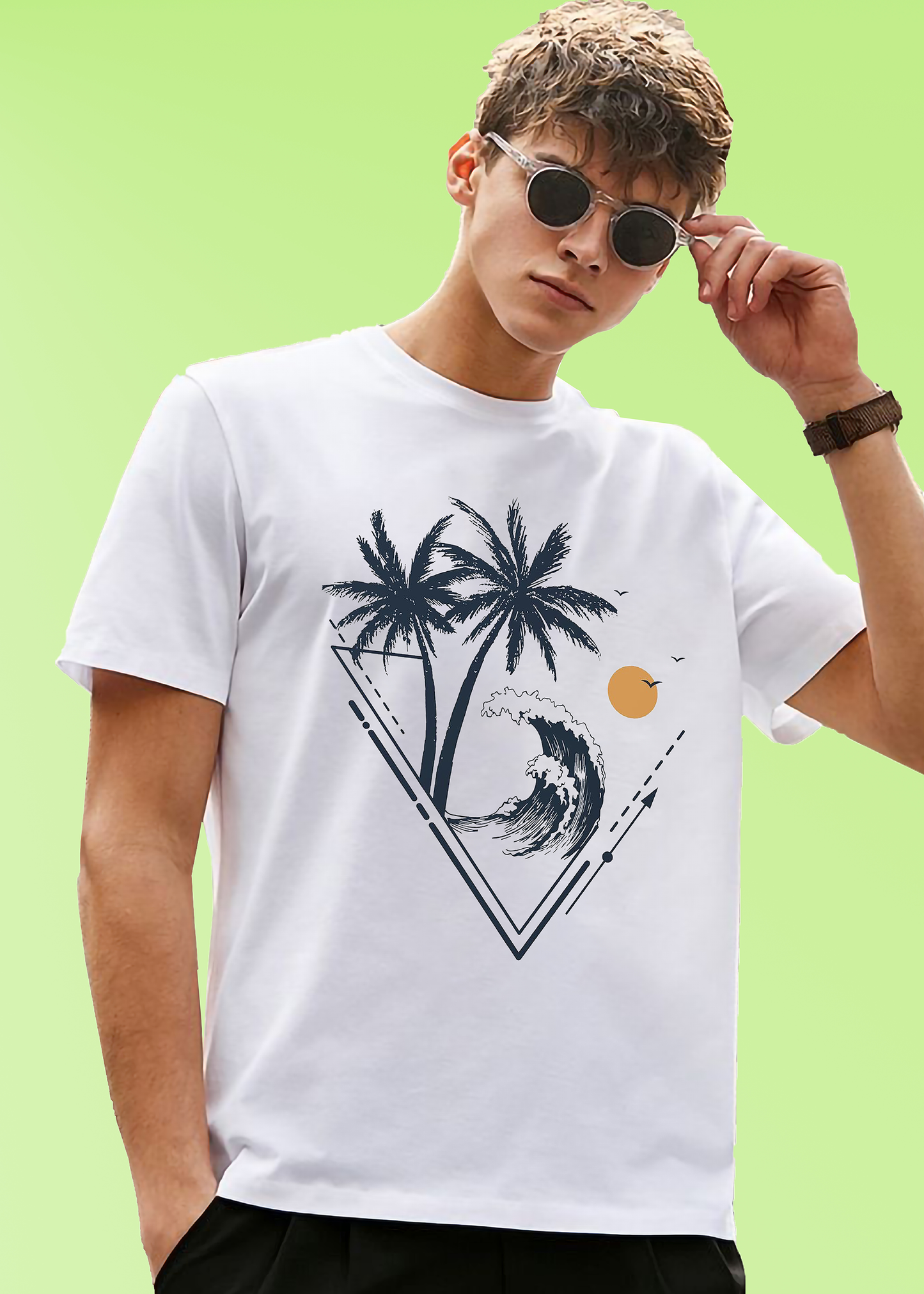 VLAM Surf Wave Beach Vibes T-shirt