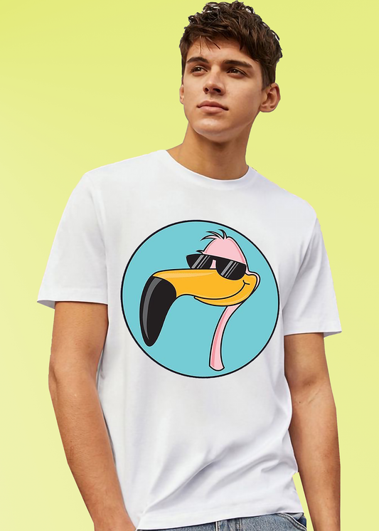 VLAM Mens Funny Flamingo T-shirt