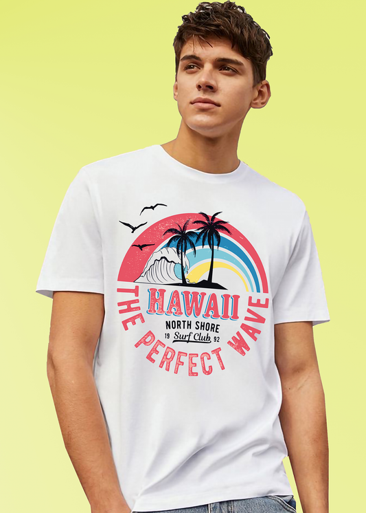 VLAM Mens Hawaii Beach Vibes Tshirt
