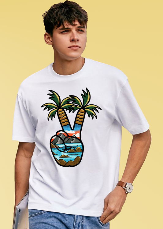 VLAM Tropical Peace Graphic Tshirt