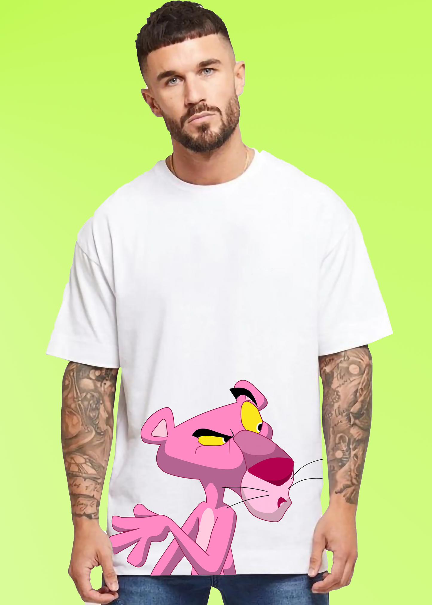 VLAM Pink Cartoon Print T-shirt