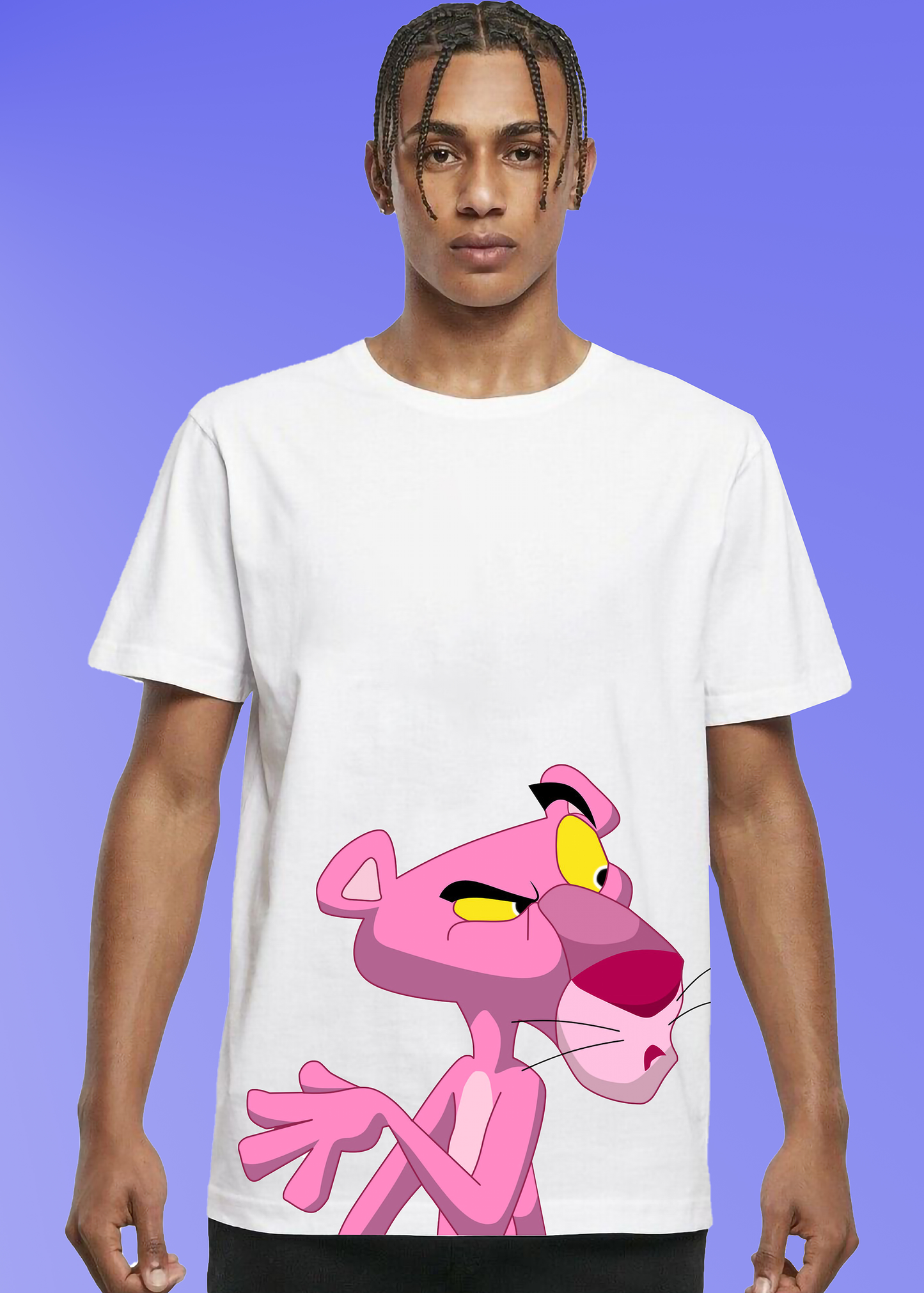 VLAM Pink Cartoon Print T-shirt
