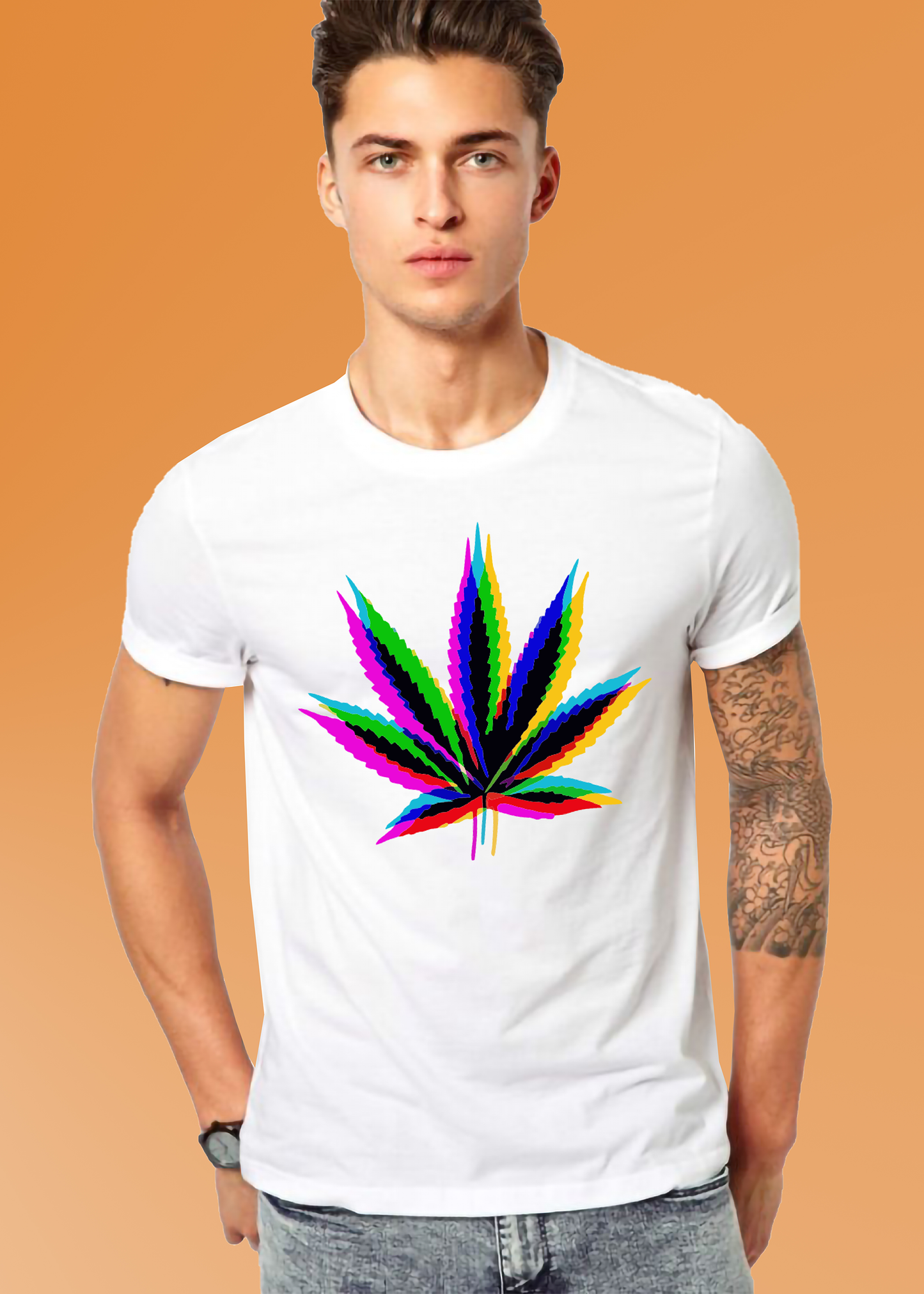 VLAM Dope Weed Leaf Graphic Tshirt