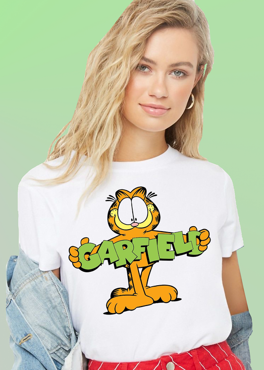 VLAM Womens Garfield Cartoon Tshirt