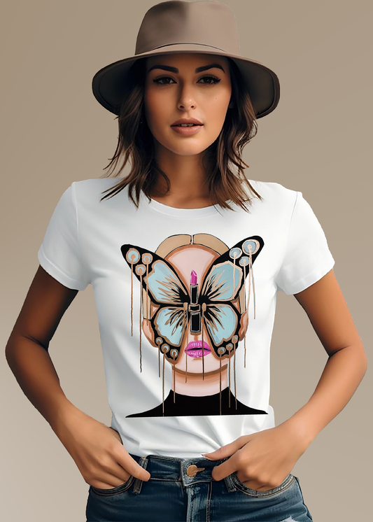 VLAM Butterfly Women Art T-shirt