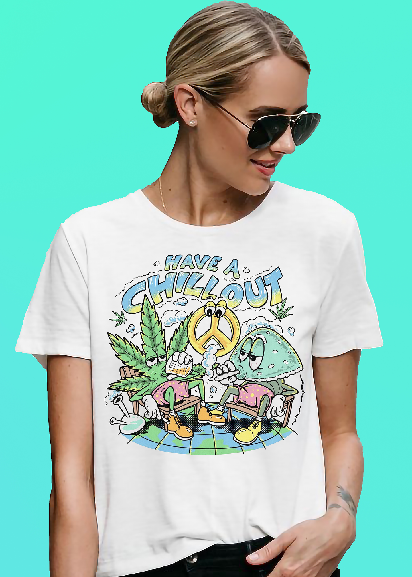 VLAM Chill Out Graphic Womens T-shirt