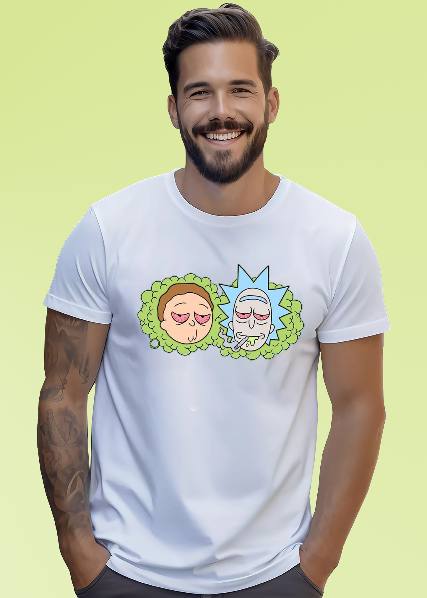 VLAM Rick and Morty Cartoon T-shirt
