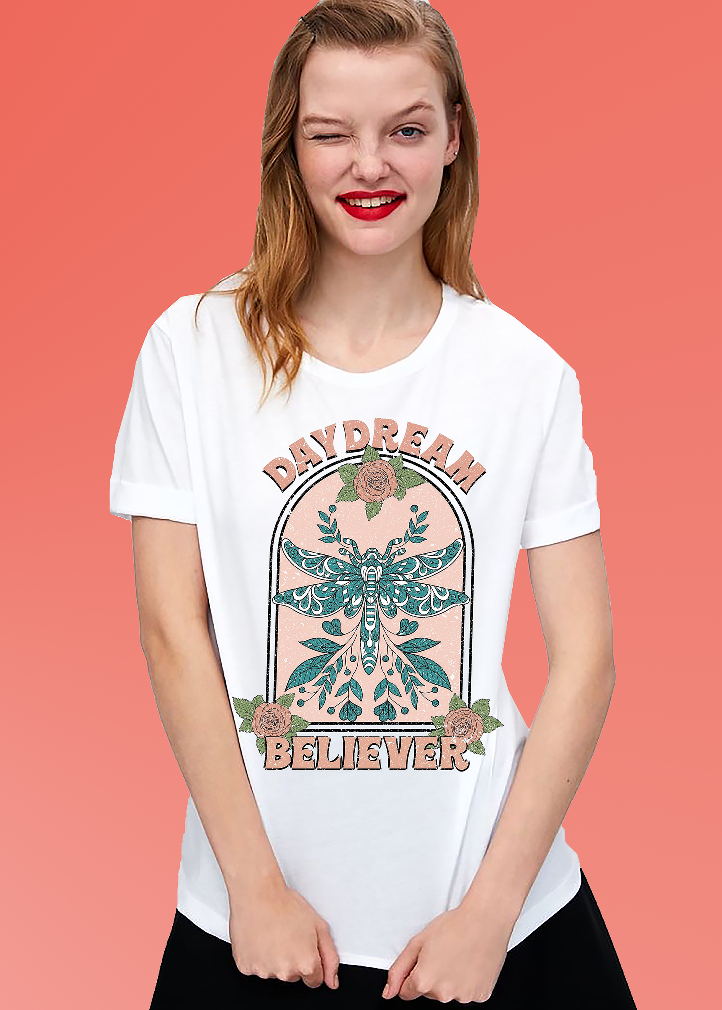 VLAM Believer Graphic Tshirt For Women