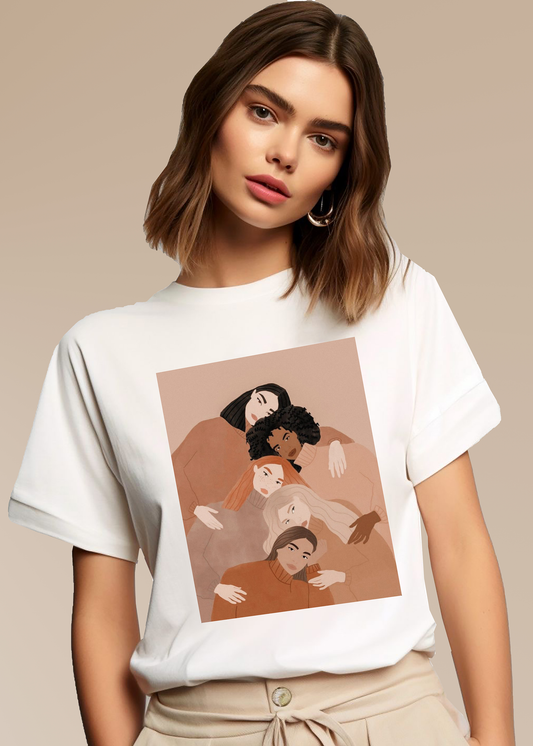 VLAM Brown Girl Womens Graphic T-shirt