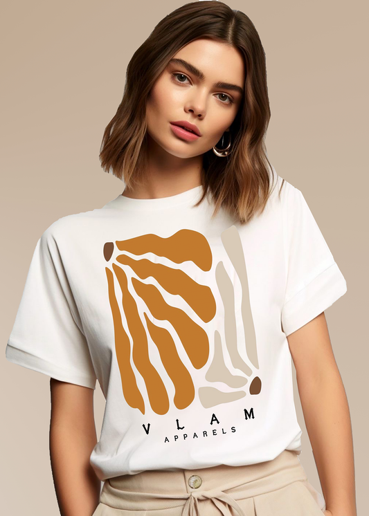 VLAM Women Aesthetic Art Tshirt