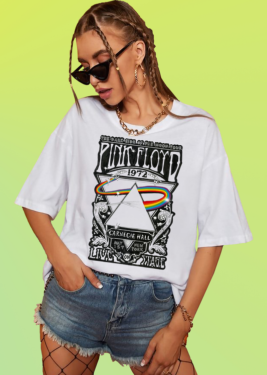 VLAM Pink Floyd Graphic Women Tshirt