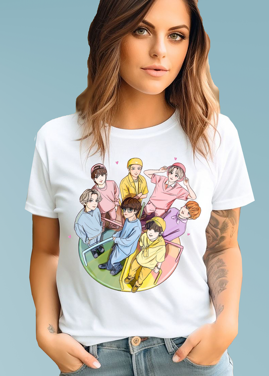 VLAM Trendy BTS Kpop Women Tshirt