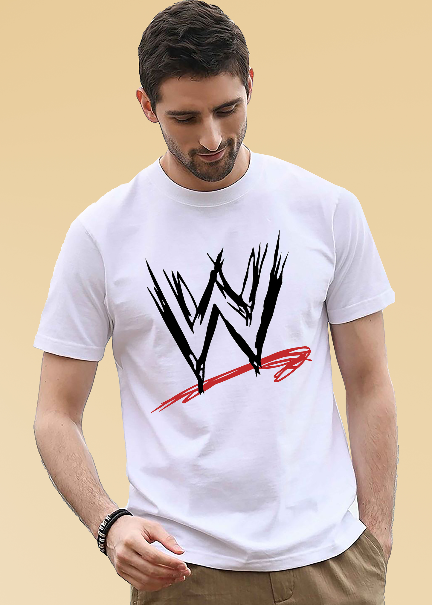 VLAM Mens WWE Boxing T-shirt