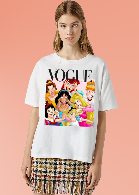 VLAM Princess Print Women Tshirt