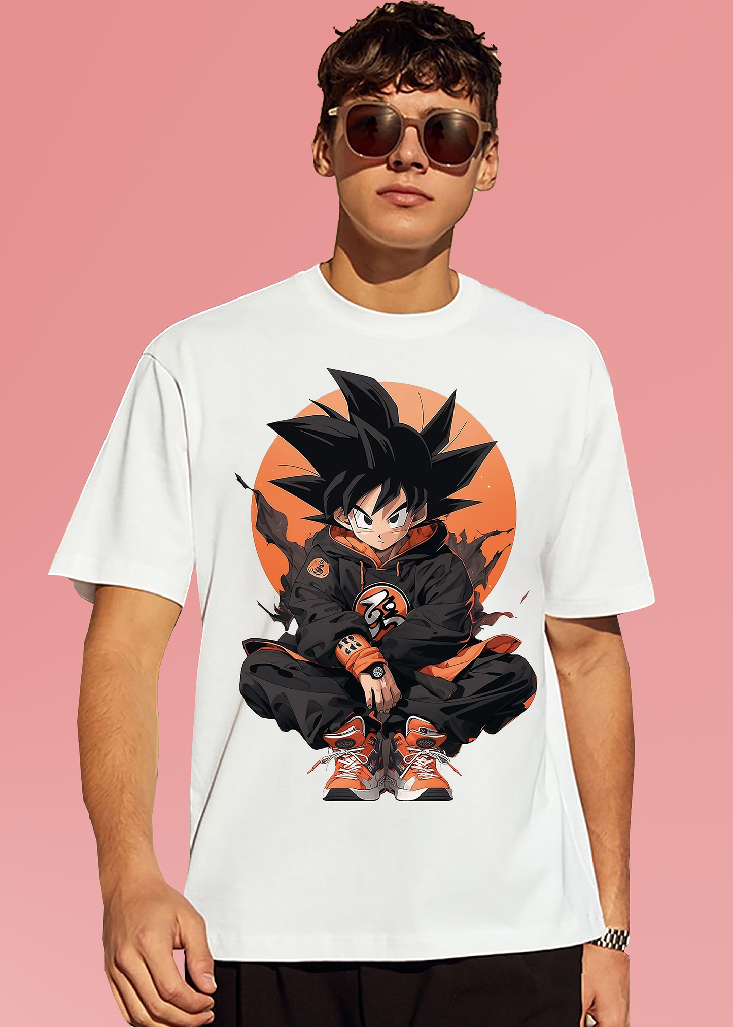 VLAM Mens Goku Anime Tshirt