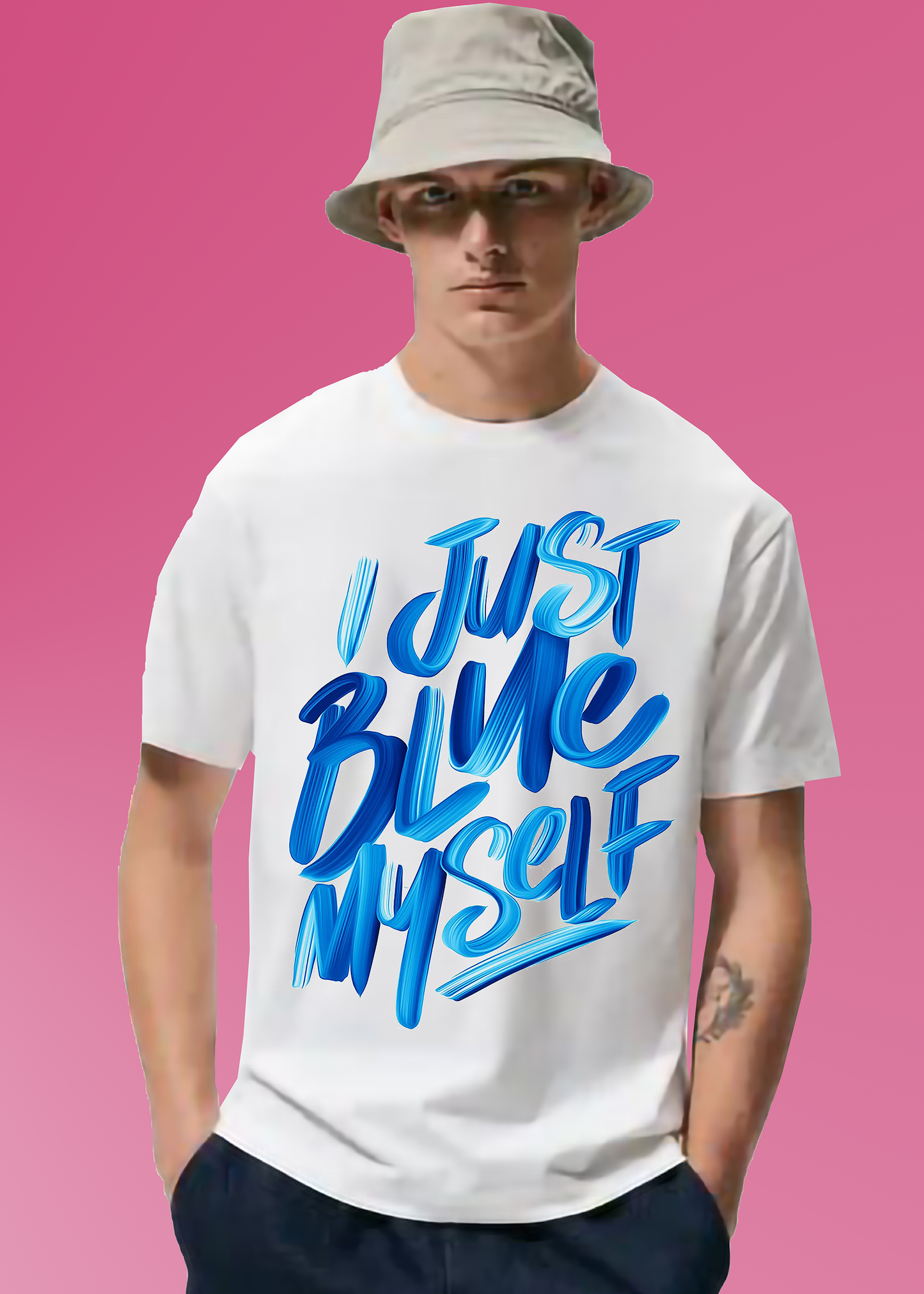 VLAM Just Blue Myself Graphic T-shirt