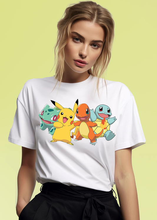 VLAM Womens Pokemon Tshirt