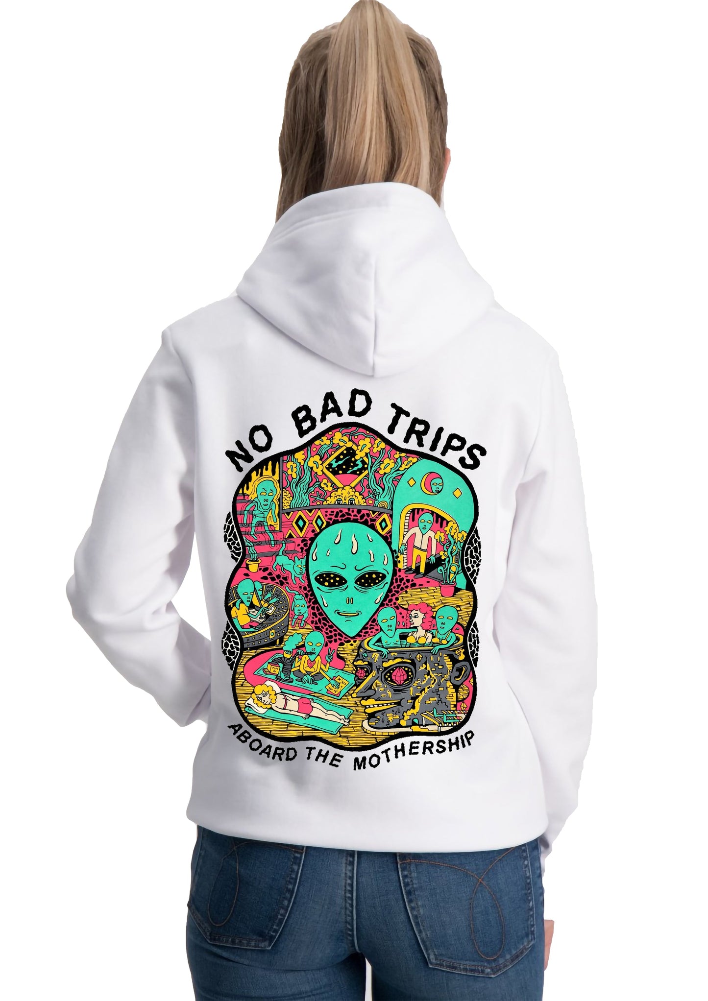 VLAM Alien Trippy Graphic Unisex Hoodie