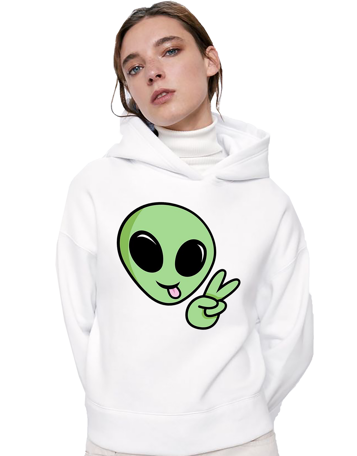 VLAM Peace out Alien Unisex Hoodie