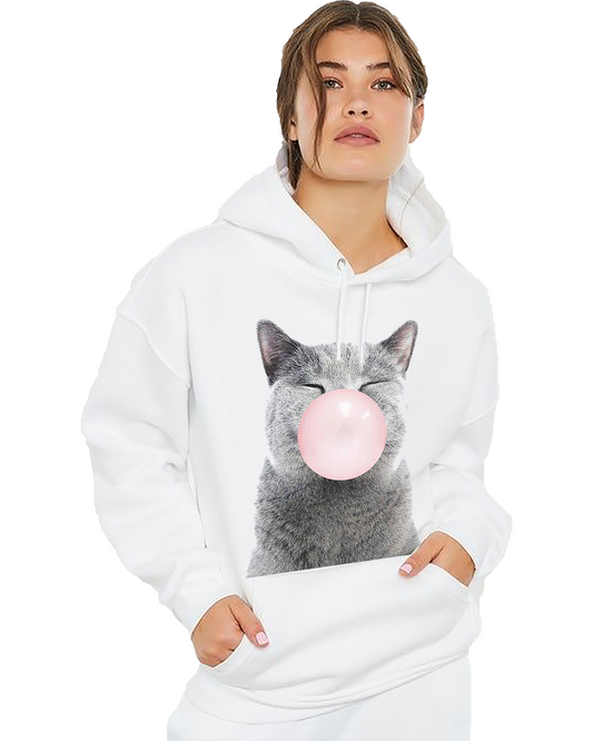 VLAM Bubble Cat Graphic Hoodie