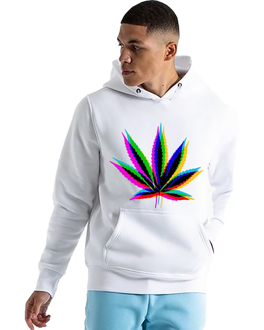 VLAM Trippy Weed Leaf Unisex Hoodie